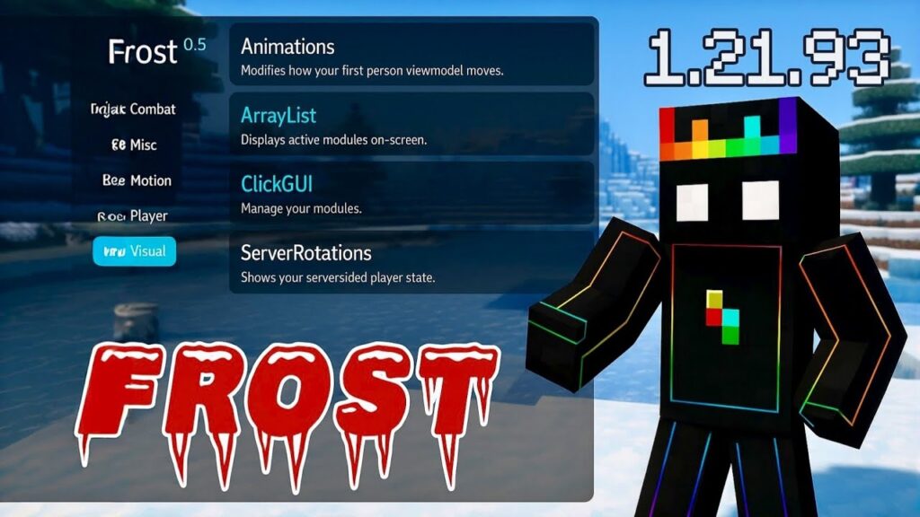 Frost Client for mcpe
