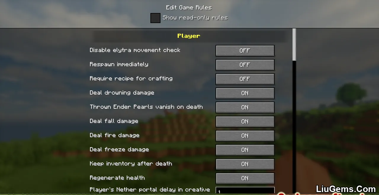 Game Rules Mod Screenshot 01 Game Rules Mod Screenshot 01