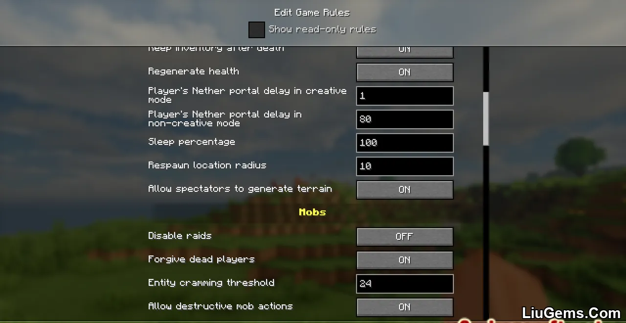 Game Rules Mod Screenshot 02 Game Rules Mod Screenshot 02