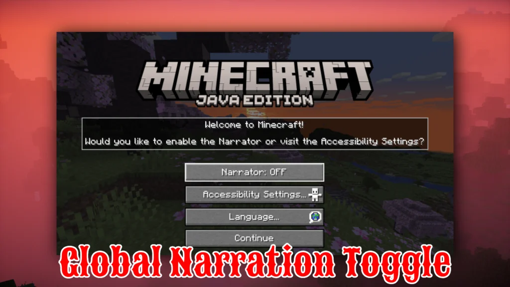 Global Narration Toggle Mod