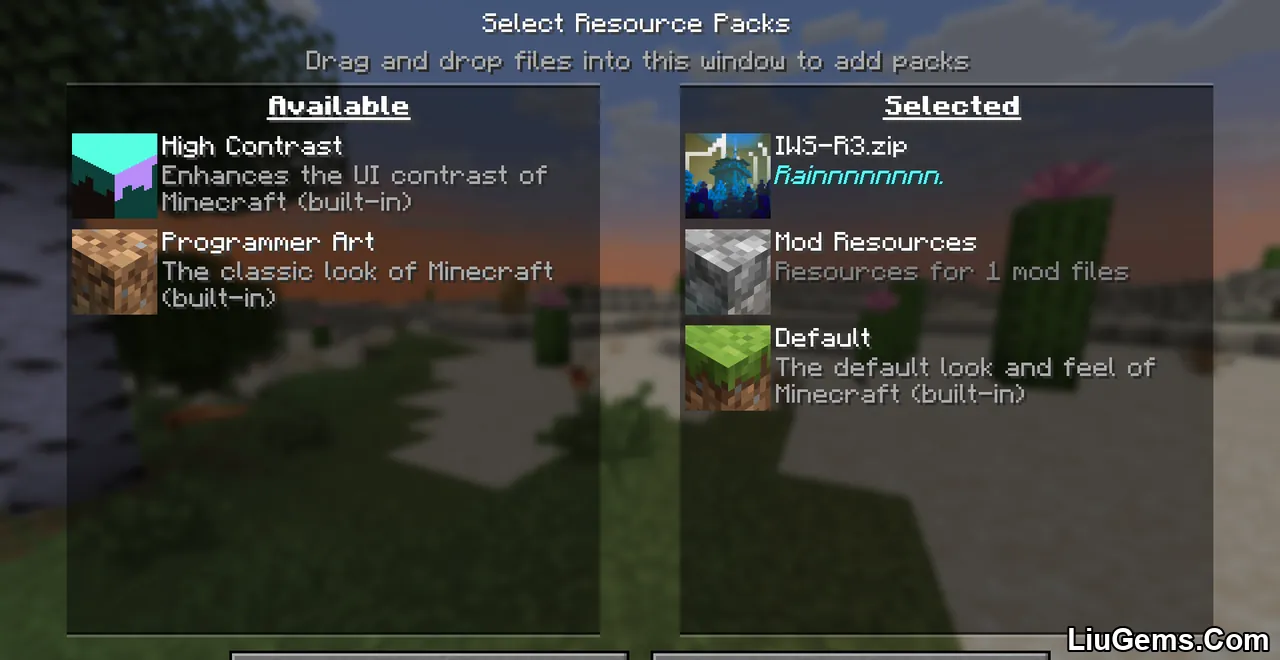 Immersive Weather Sound Resource Pack Screenshots 01 Immersive Weather Sound Resource Pack Screenshots 01