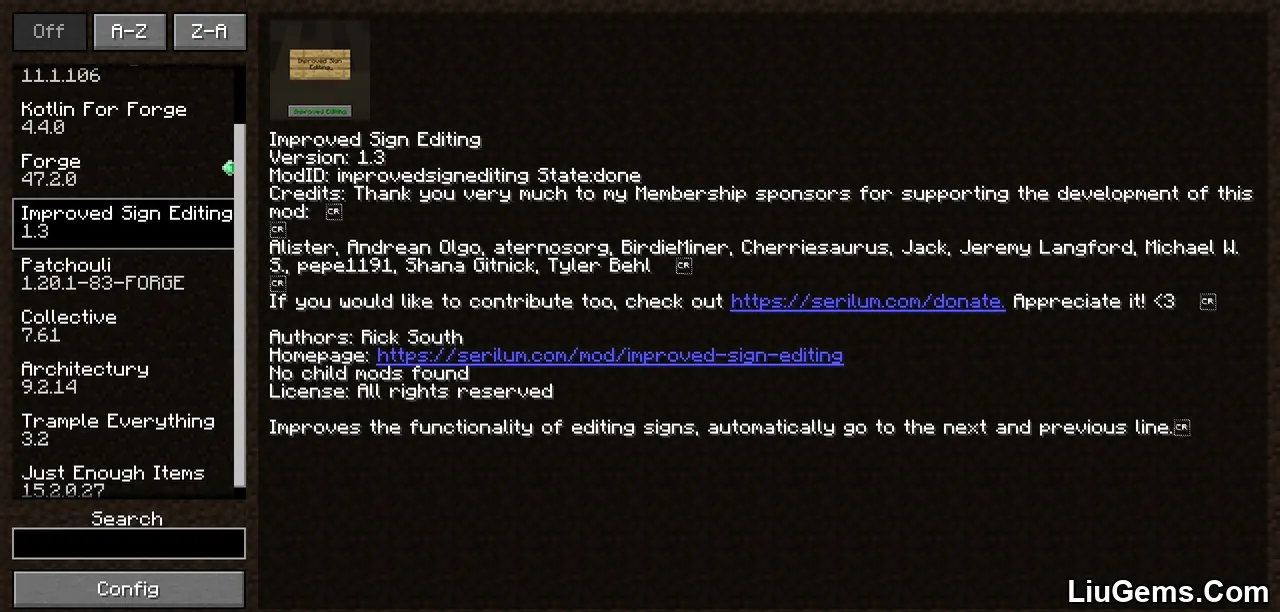 Improved Sign Editing Mod Screenshots 1 Improved Sign Editing Mod Screenshots 1