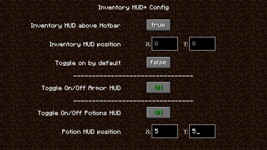 Inventory Hud Mod For Minecraft 21