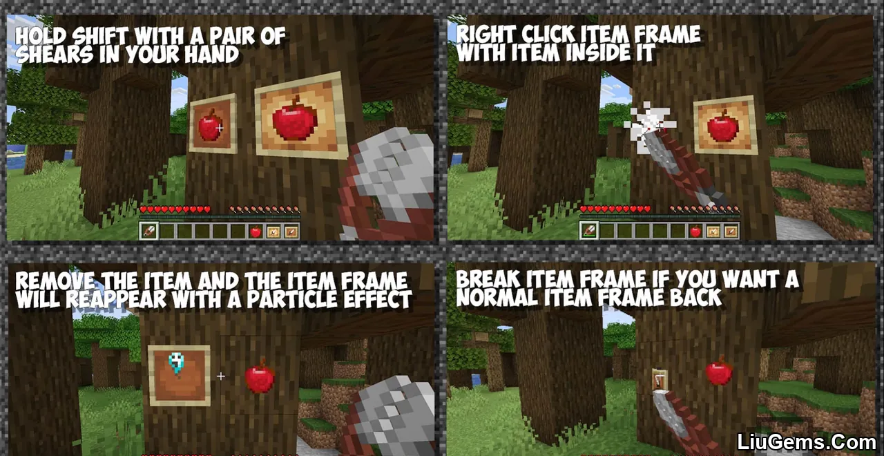 Invisible Item Frames Screenshot Invisible Item Frames Screenshot