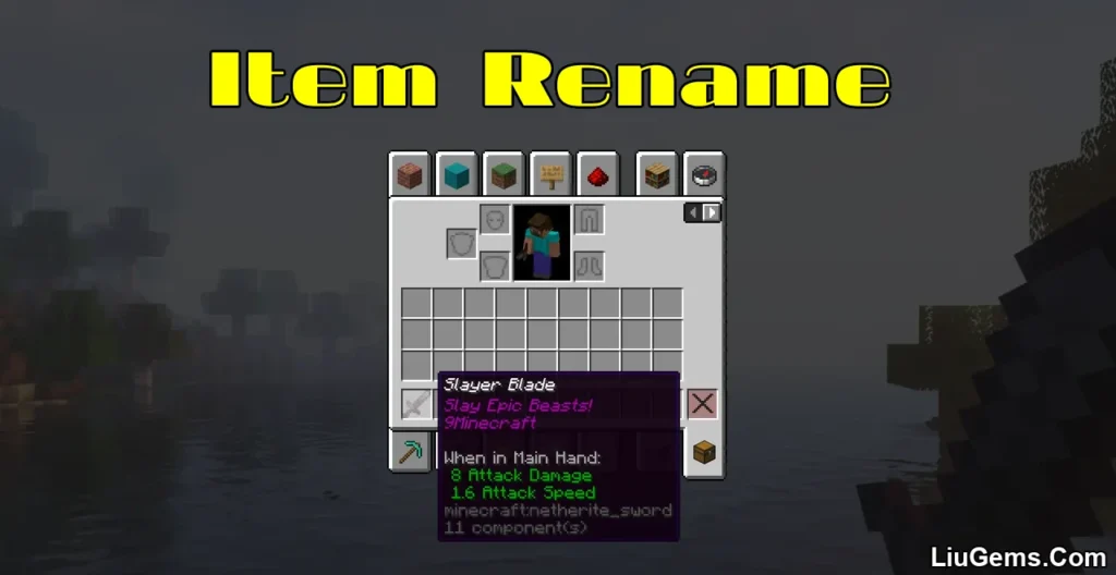 Item Rename Mod