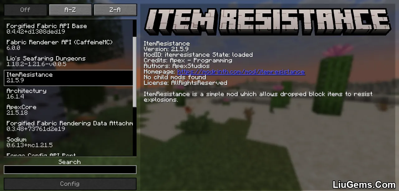 Item Resistance Mod Screenshots 1 Item Resistance Mod Screenshots 1