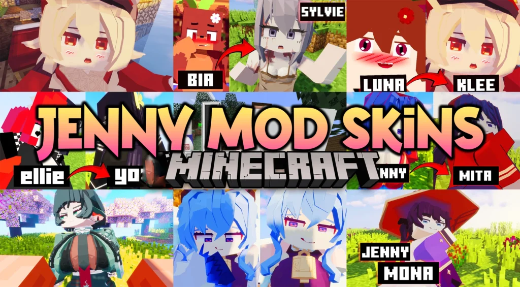 Jenny Mod Skins Resource Pack