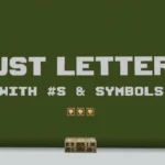 Just Letters Addon Mcpe Thumbnail