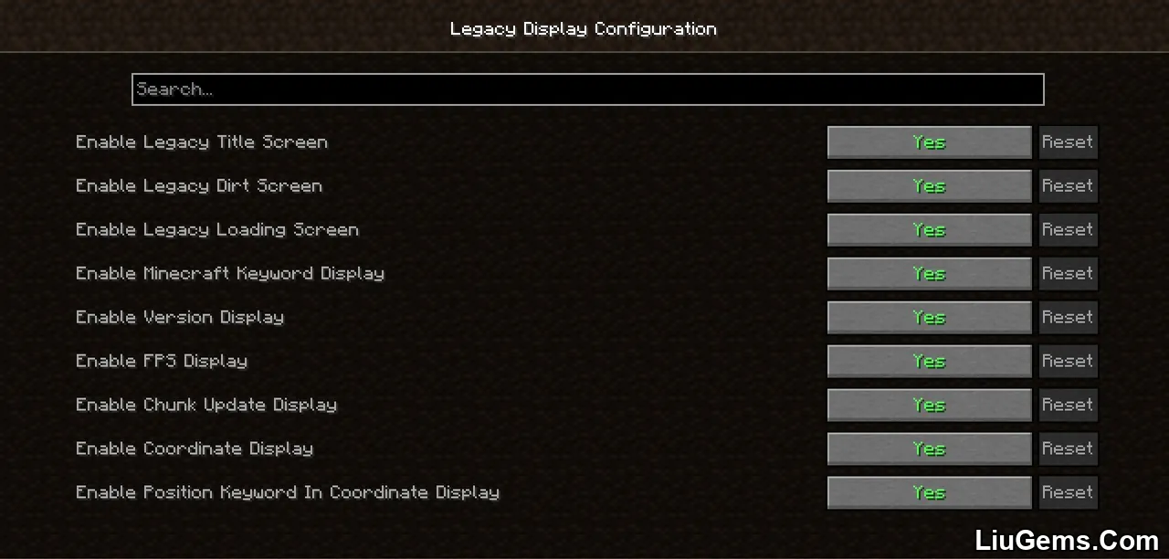 Legacy Display Mod Screenshots 2 Legacy Display Mod Screenshots 2