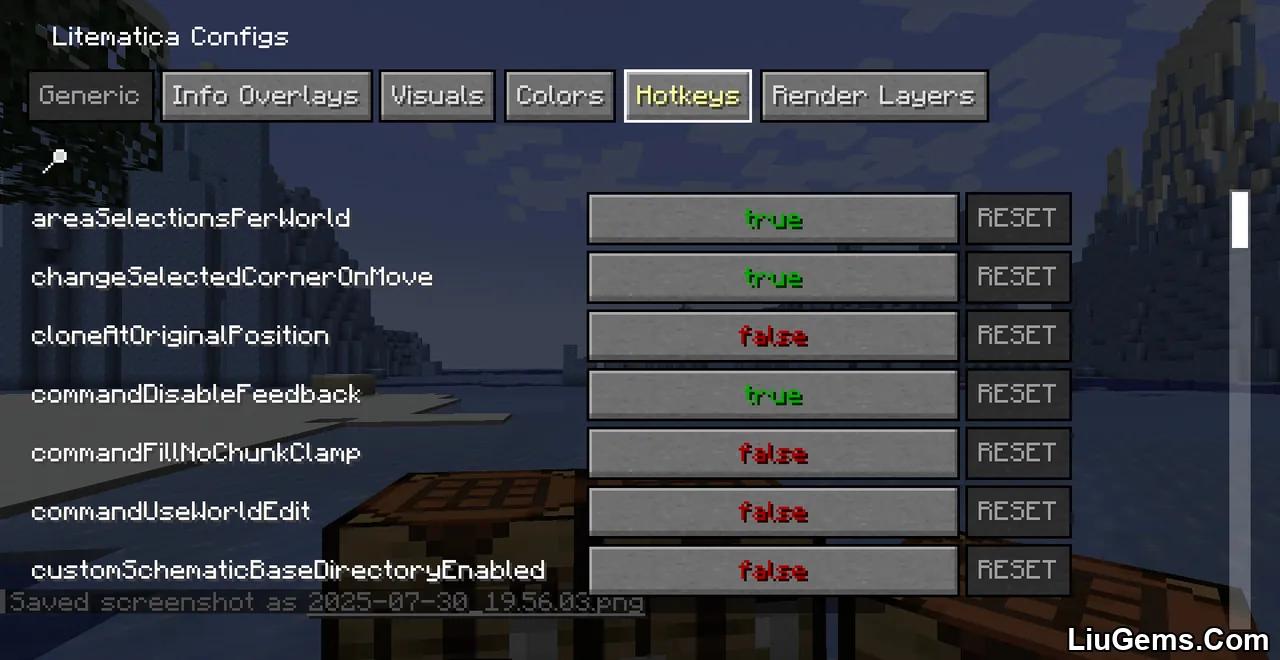 Litematica Tool Mod Screenshots 6 Litematica Tool Mod Screenshots 6