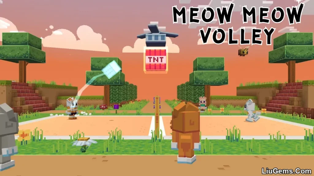 Meow Meow Volley Map Mcpe Thumbnail