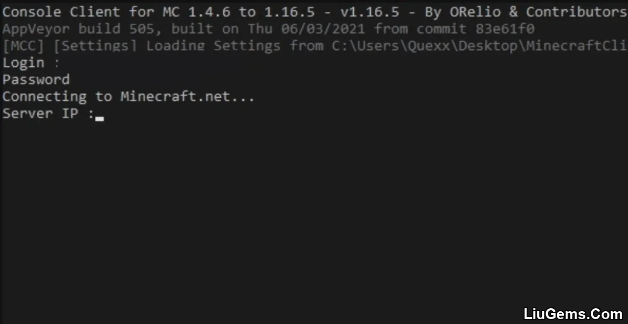 Minecraft Console Client Screenshots 2 Minecraft Console Client Screenshots 2