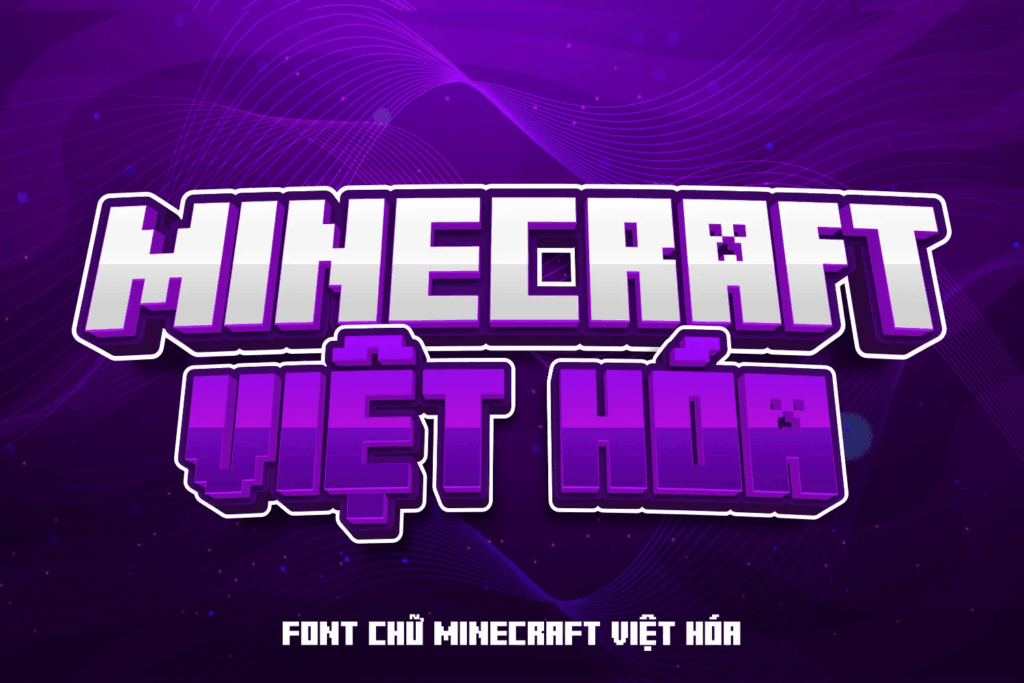 Font chữ tiếng việt cho minecraft