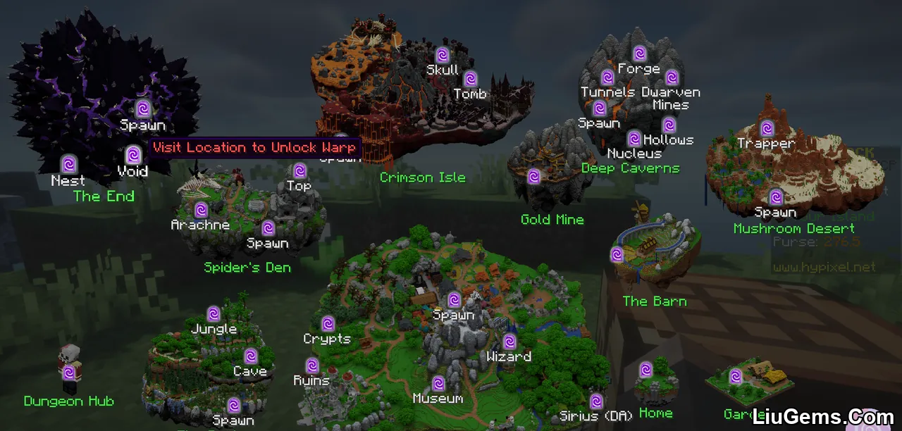 Modern Warp Menu Mod Screenshots 4 Modern Warp Menu Mod Screenshots 4