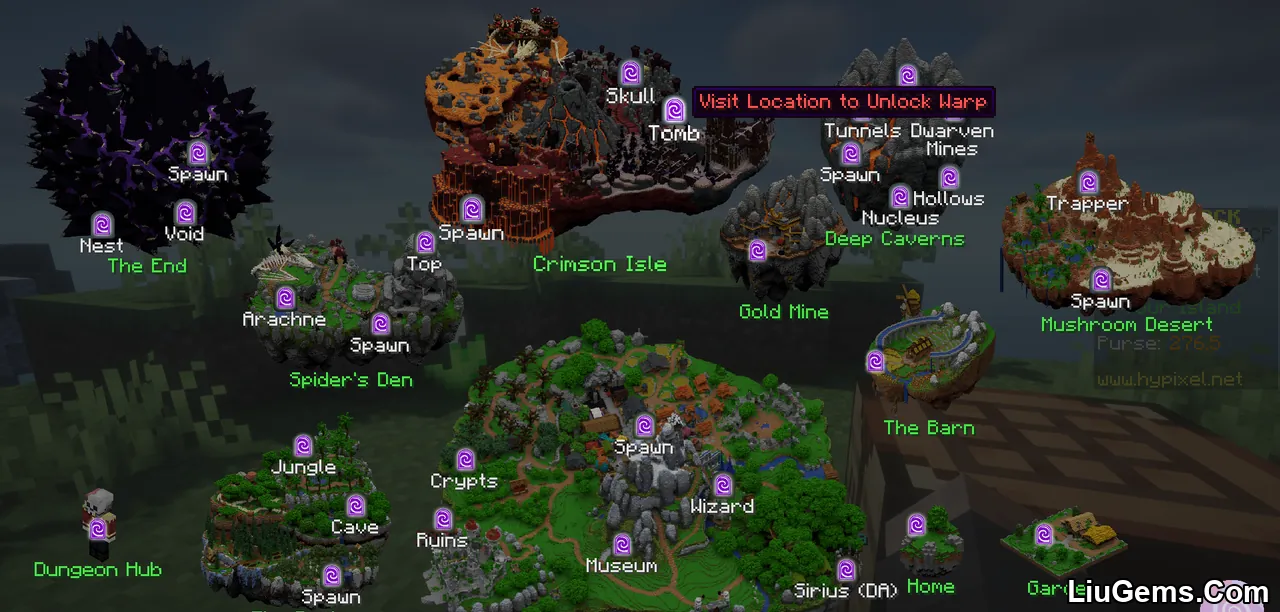 Modern Warp Menu Mod Screenshots 5 Modern Warp Menu Mod Screenshots 5
