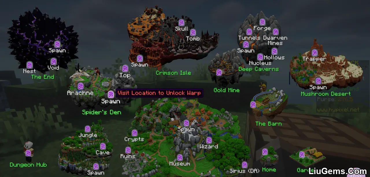 Modern Warp Menu Mod Screenshots 6 Modern Warp Menu Mod Screenshots 6