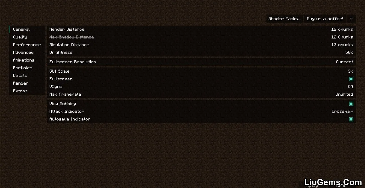More Fps Modpack Screenshots 1 More Fps Modpack Screenshots 1