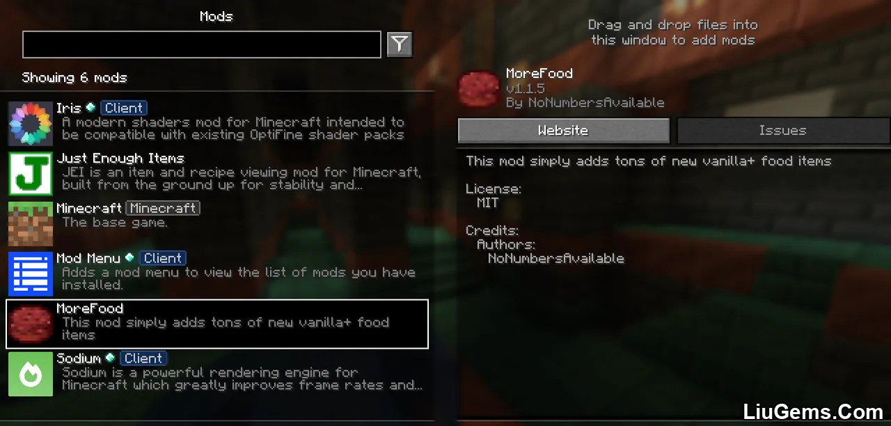 More Food To Go Mod Screenshots 1 More Food To Go Mod Screenshots 1