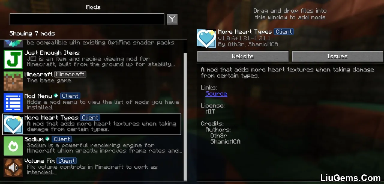 More Heart Types Mod Screenshots 1 More Heart Types Mod Screenshots 1