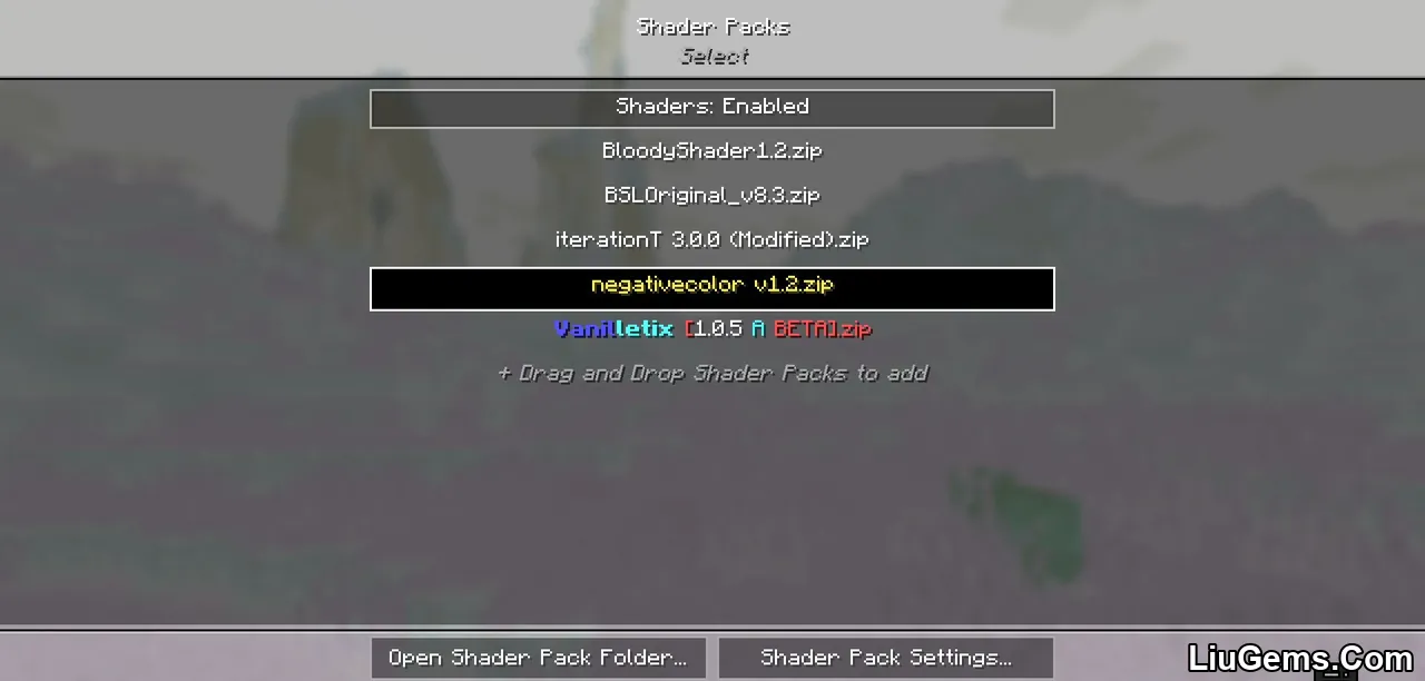 Negative Colors Shaders Screenshots 1 Negative Colors Shaders Screenshots 1