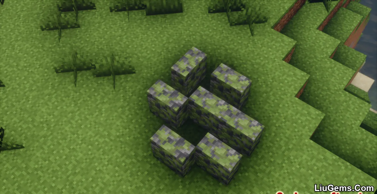 Nemos Mossy Vertical Slabs Mod Screenshot 04 Nemos Mossy Vertical Slabs Mod Screenshot 04