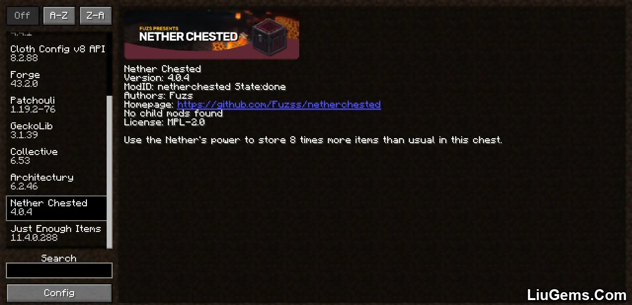 Nether Chested Mod Screenshots 01 Nether Chested Mod Screenshots 01