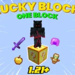 One Block Lucky Block Map Mcpe Thumbnail