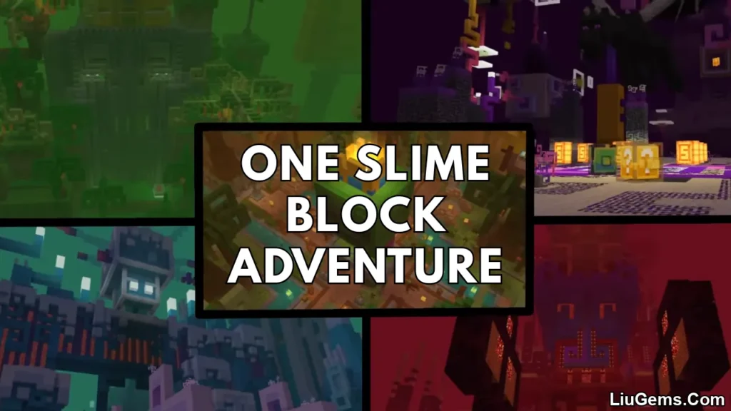 One Slime Block Adventure Map Mcpe Thumbnail