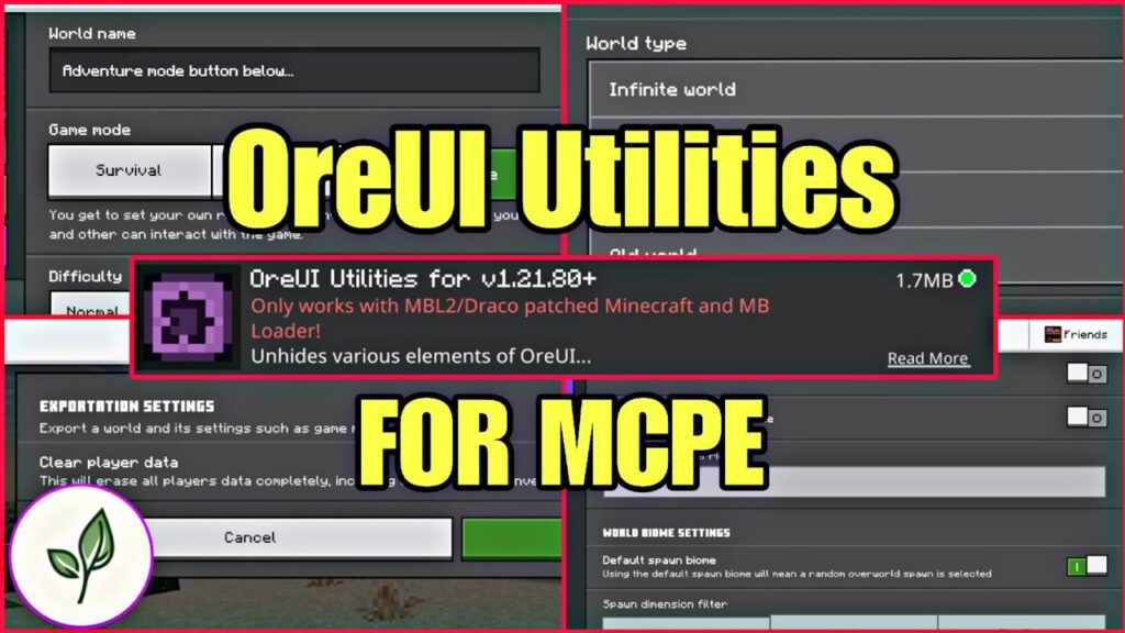 Ore UI Utilities Addon