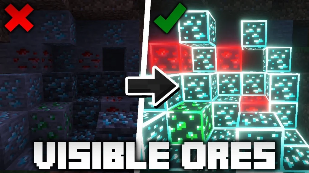 Outlined Ore Texture Pack