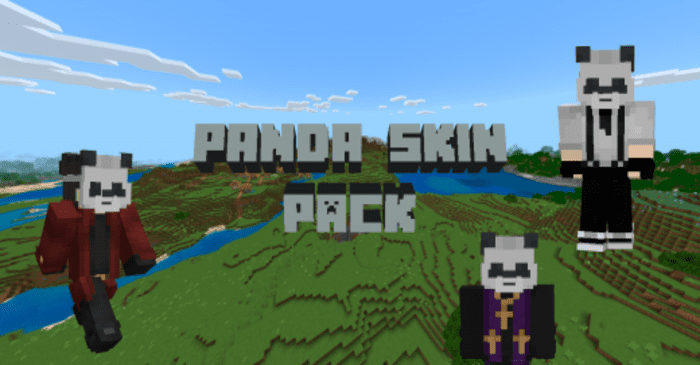 Panda Skin Pack mcpe