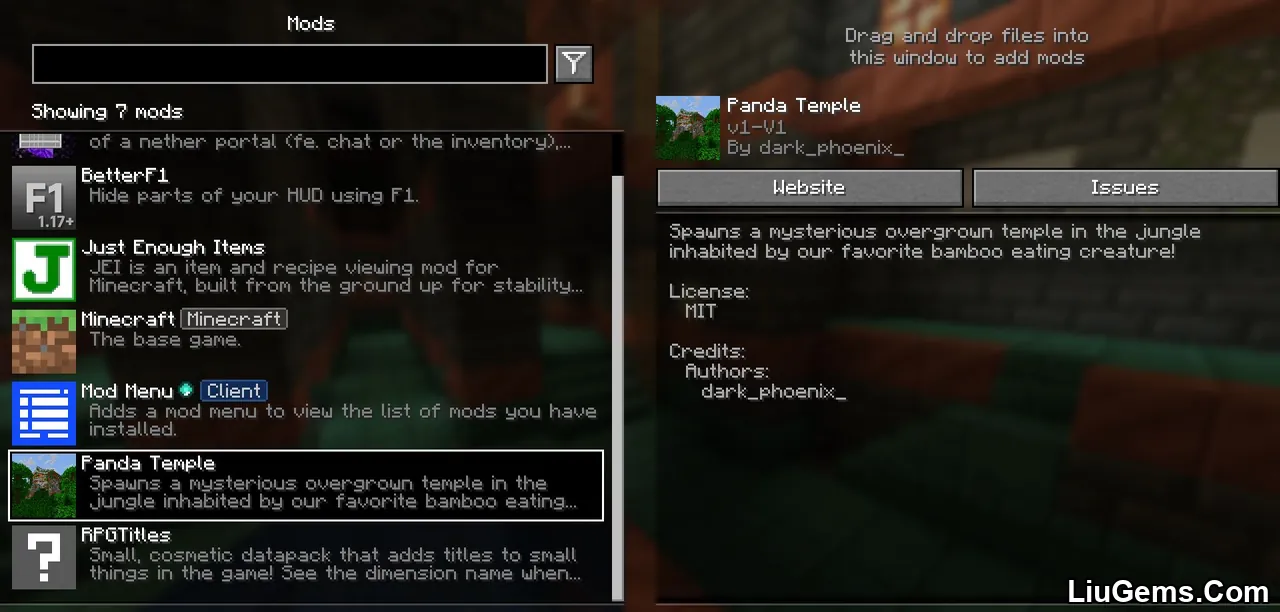 Panda Temple Mod Screenshots 1 Panda Temple Mod Screenshots 1