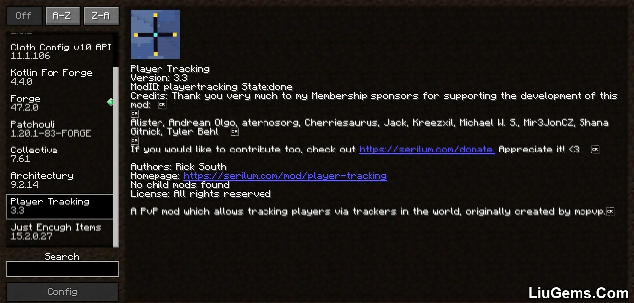 Player Tracking Mod Screenshots 1 Player Tracking Mod Screenshots 1