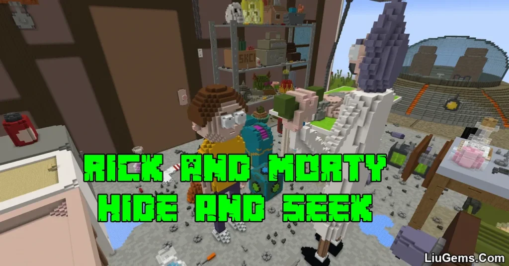 Rick and Morty Hide And Seek Map