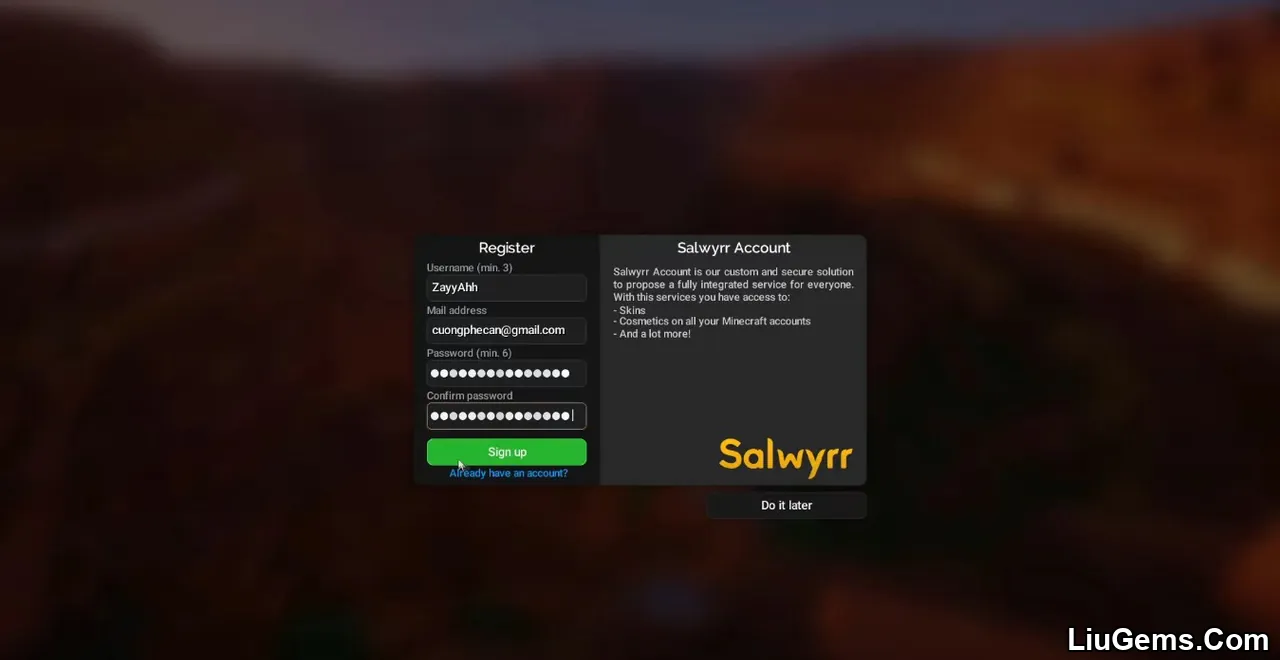 Salwyrr Client Launcher Screenshots 2 Salwyrr Client Launcher Screenshots 2