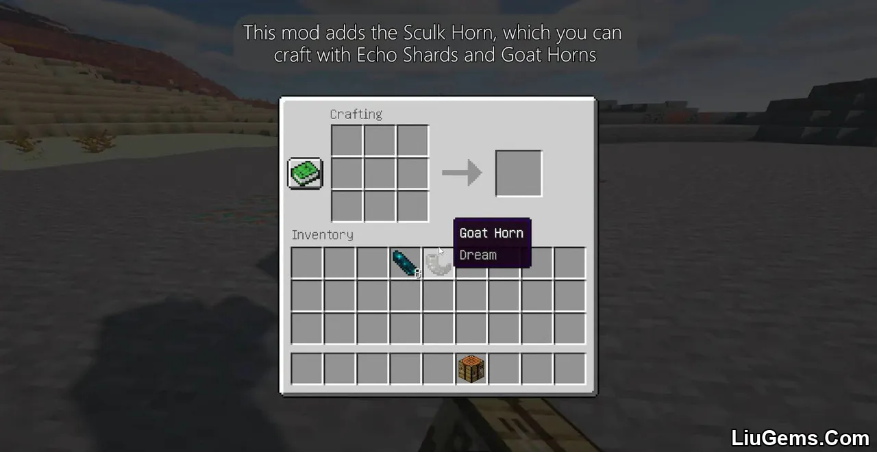Sculk Horn Mod Screenshots 1 Sculk Horn Mod Screenshots 1