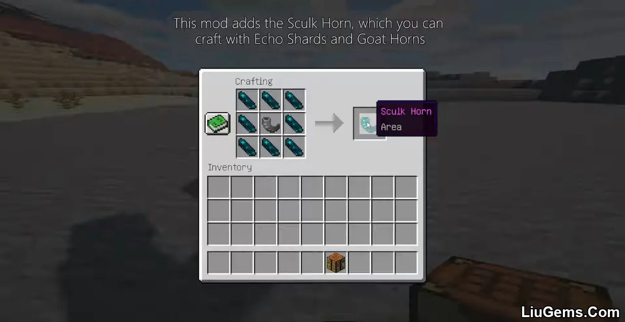 Sculk Horn Mod Screenshots 2 Sculk Horn Mod Screenshots 2