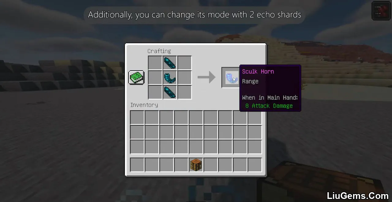 Sculk Horn Mod Screenshots 5 Sculk Horn Mod Screenshots 5