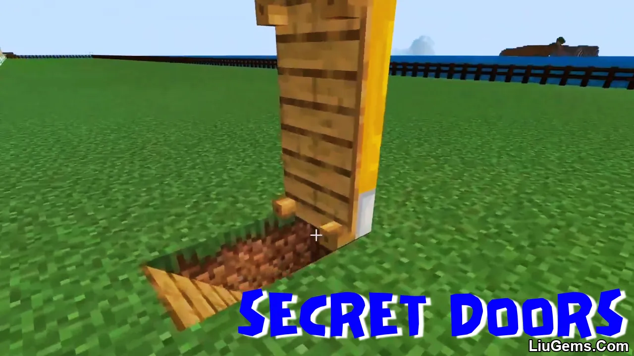 Secret Doors Addon Mcpe Thumbnail Secret Doors Addon Mcpe Thumbnail