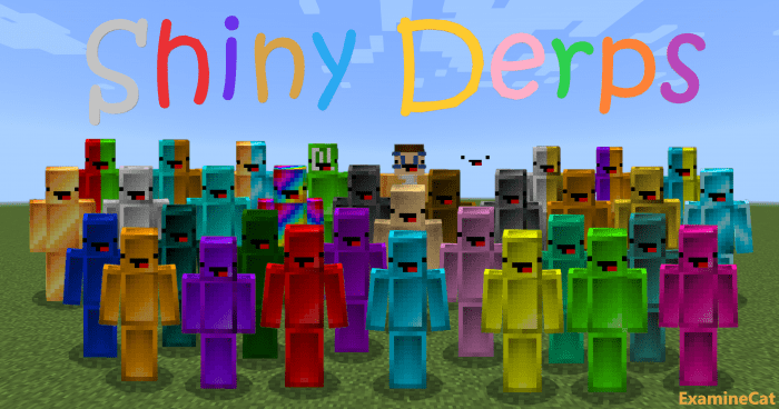 Shiny Derps Skin Pack for mcpe