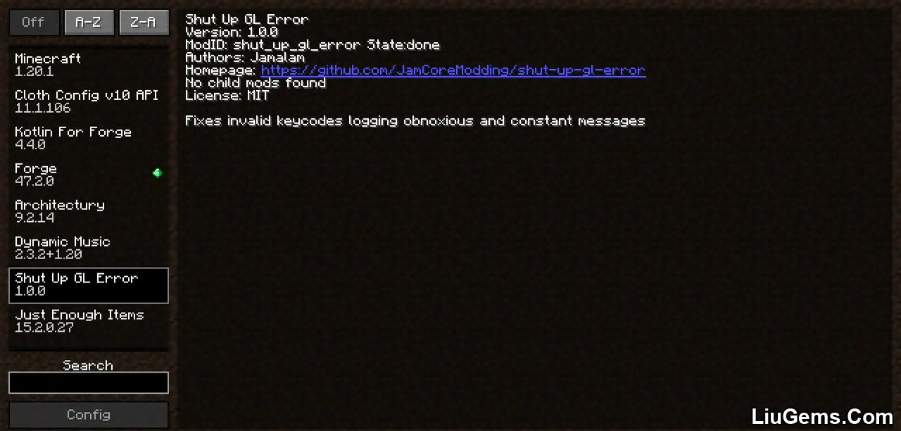Shut Up Gl Error Mod Screenshots 1 Shut Up Gl Error Mod Screenshots 1