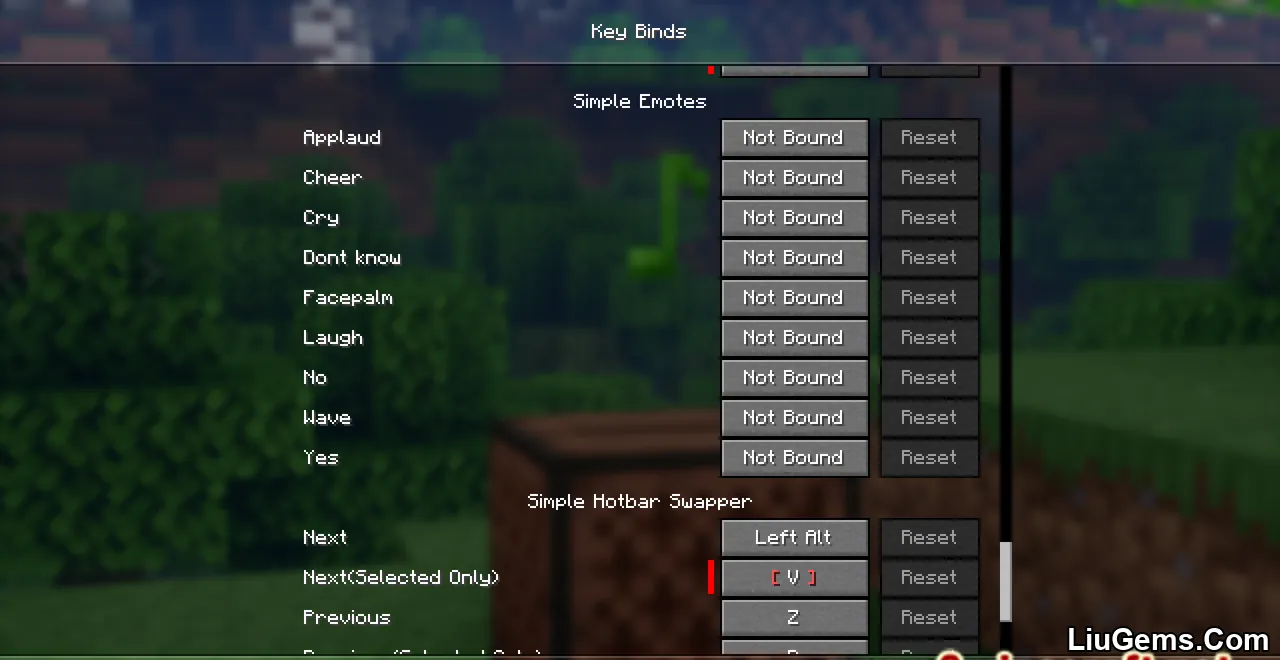 Simple Emotes Mod Screenshot 01 Simple Emotes Mod Screenshot 01