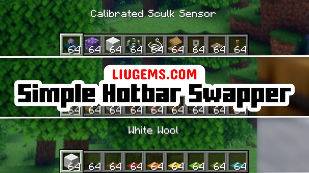 Simple Hotbar Swapper Mod 