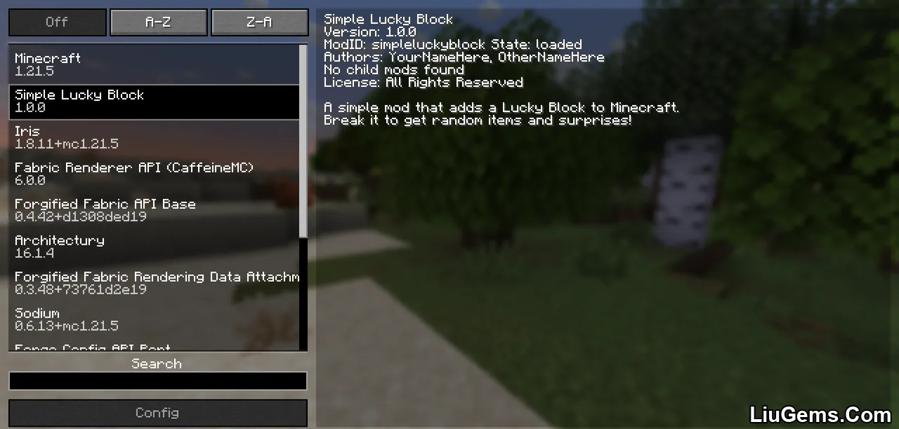 Simple Lucky Block Mod Screenshots 1 Simple Lucky Block Mod Screenshots 1