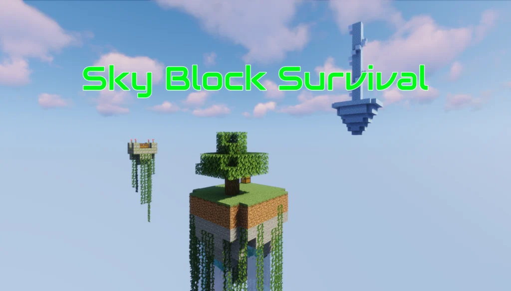 Sky Block Survival Map 
