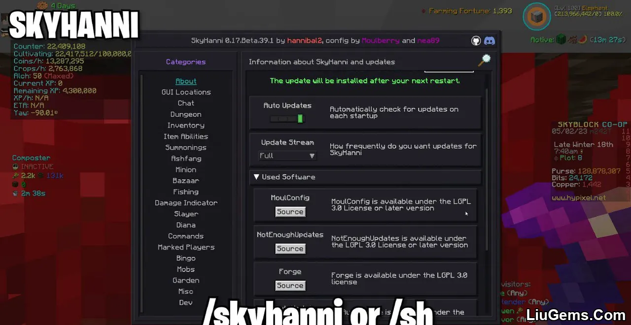Skyhanni Mod Screenshots 1 Skyhanni Mod Screenshots 1