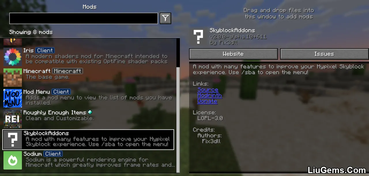 Skyblock Addons Unofficial Mod Screenshots 1 Skyblock Addons Unofficial Mod Screenshots 1