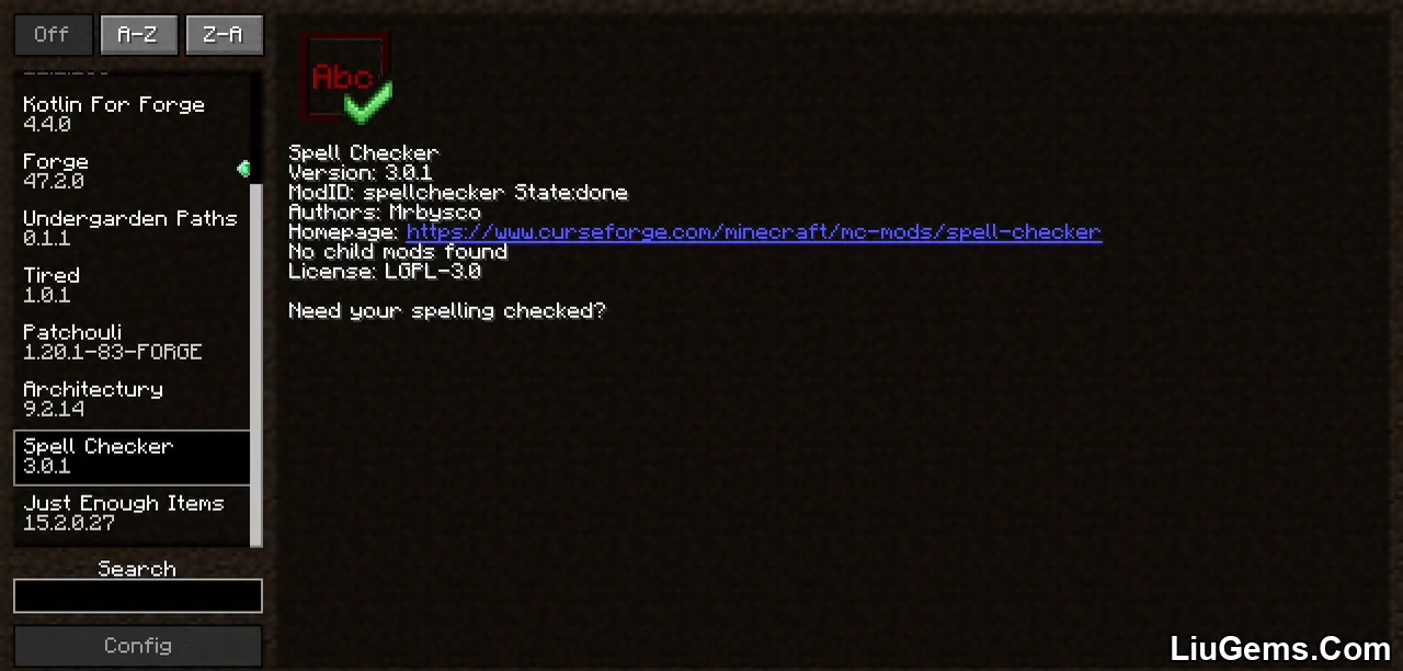 Spell Checker Mod Screenshots 1 Spell Checker Mod Screenshots 1