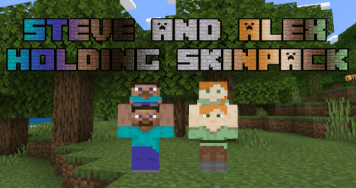 Steve & Alex Holding Skin Pack