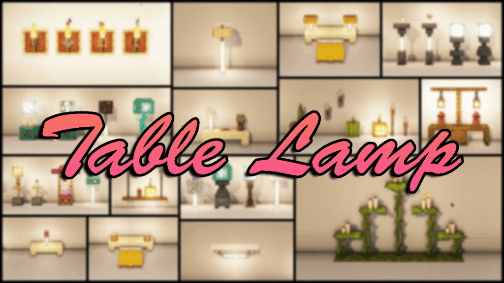 Table Lamp Addon for Bedrock